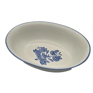 Pfaltzgraff Yorktowne Stoneware‎ LARGE 11 3/4" Oval Deep Serving Bowl